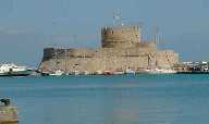 Runde Turm der Agios Nicolaos Festung